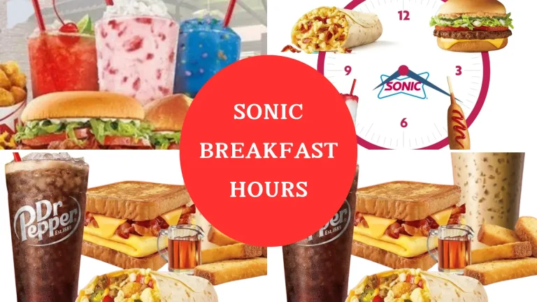 Sonic Breakfast Hours