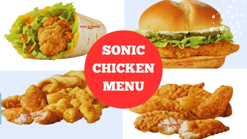 SONIC CHICKEN MENU