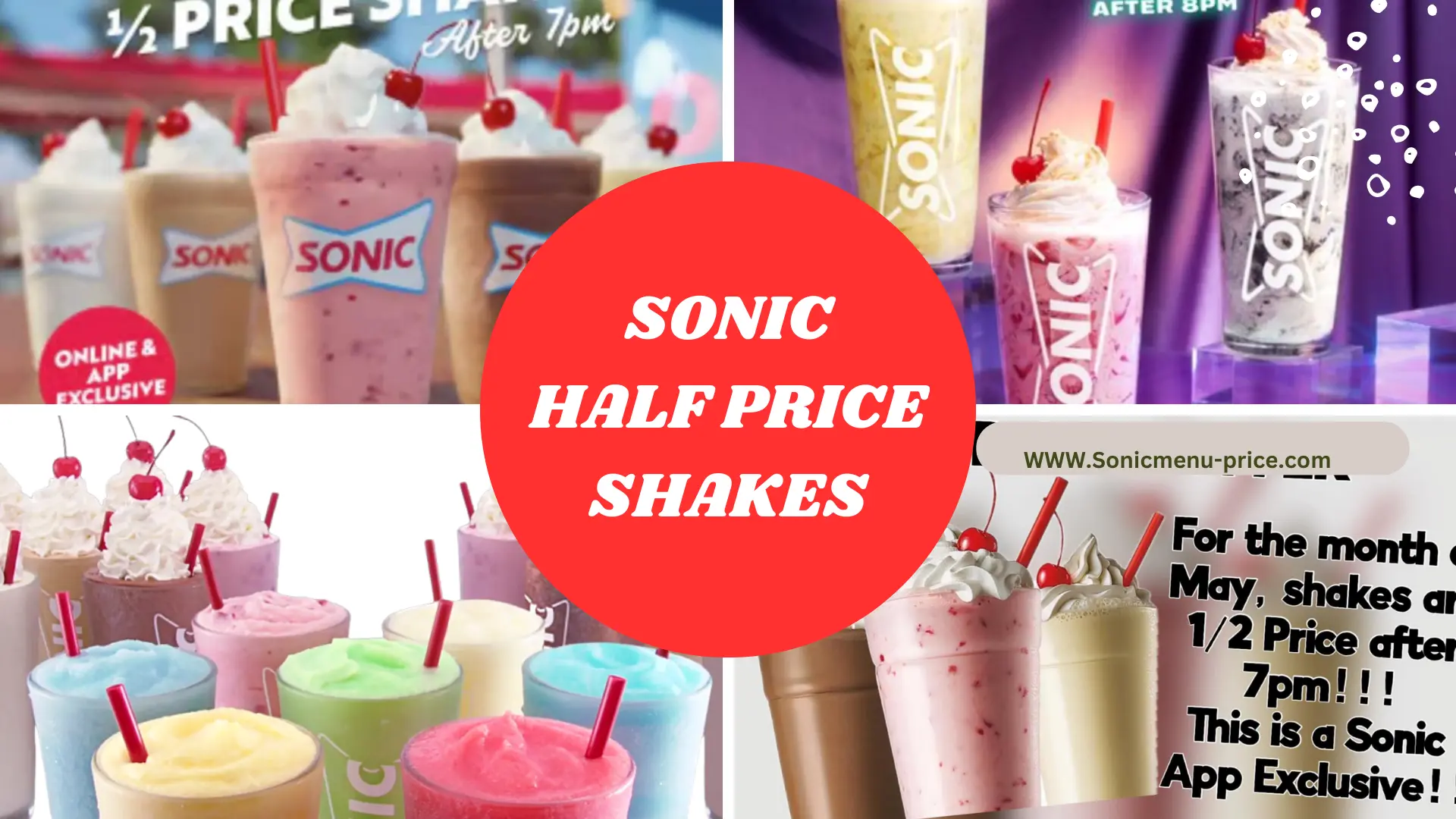 Sonic Half Price Shakes